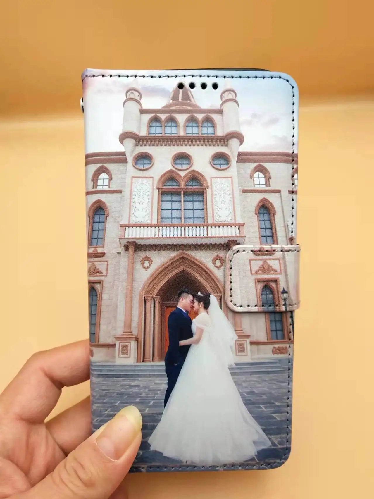 Custom Picture Leather Wallet Case For iPhone 17 16 15 13 12 14 Pro Max SE 8 7 Plus XR XS Max Print Photo Image Book Flip Cover