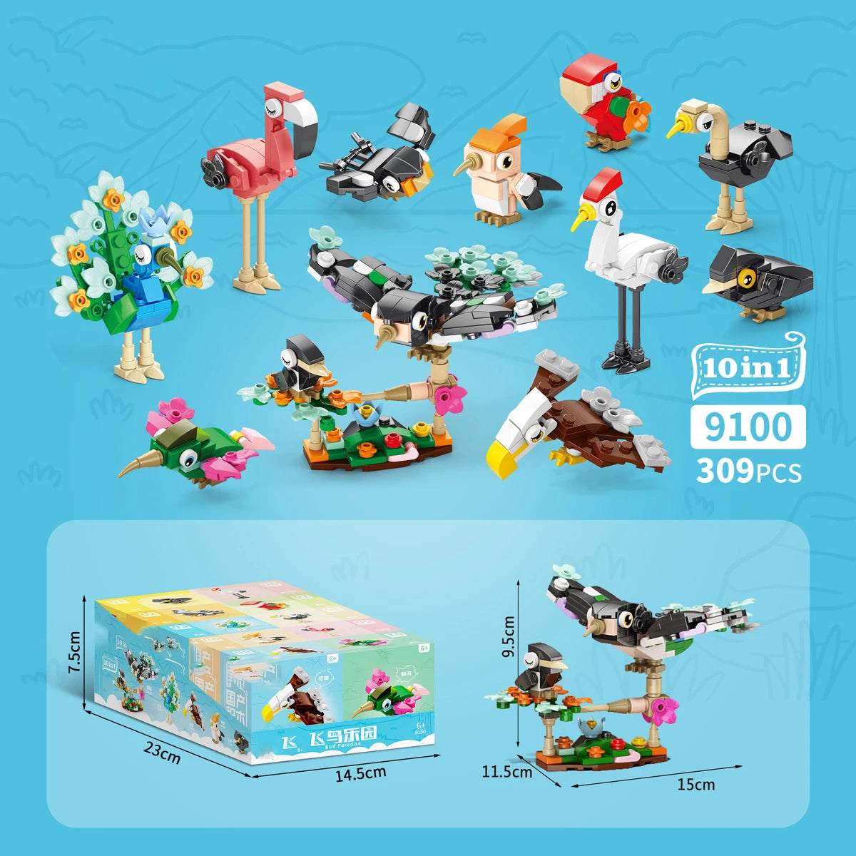 Insect Animals Bricks Constructor Set for Adults Micro Particle Assembled Diamond Building Blocks for Children 9 to 12 Year Toys