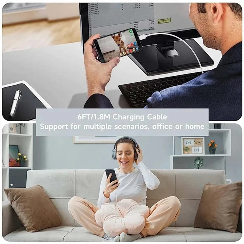 QCMAX 1-3PCS 10A 100W Type C Super Fast Charging Cable Data Cord For Huawei OPPO vivo iQoo Quick Charing USB C Cables