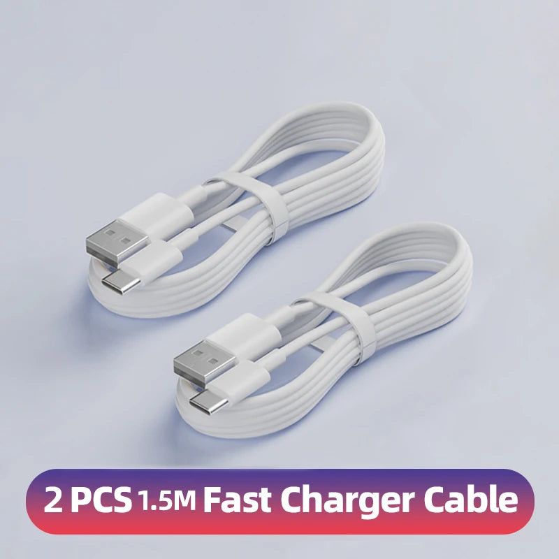 QCMAX 1-3PCS 10A 100W Type C Super Fast Charging Cable Data Cord For Huawei OPPO vivo iQoo Quick Charing USB C Cables