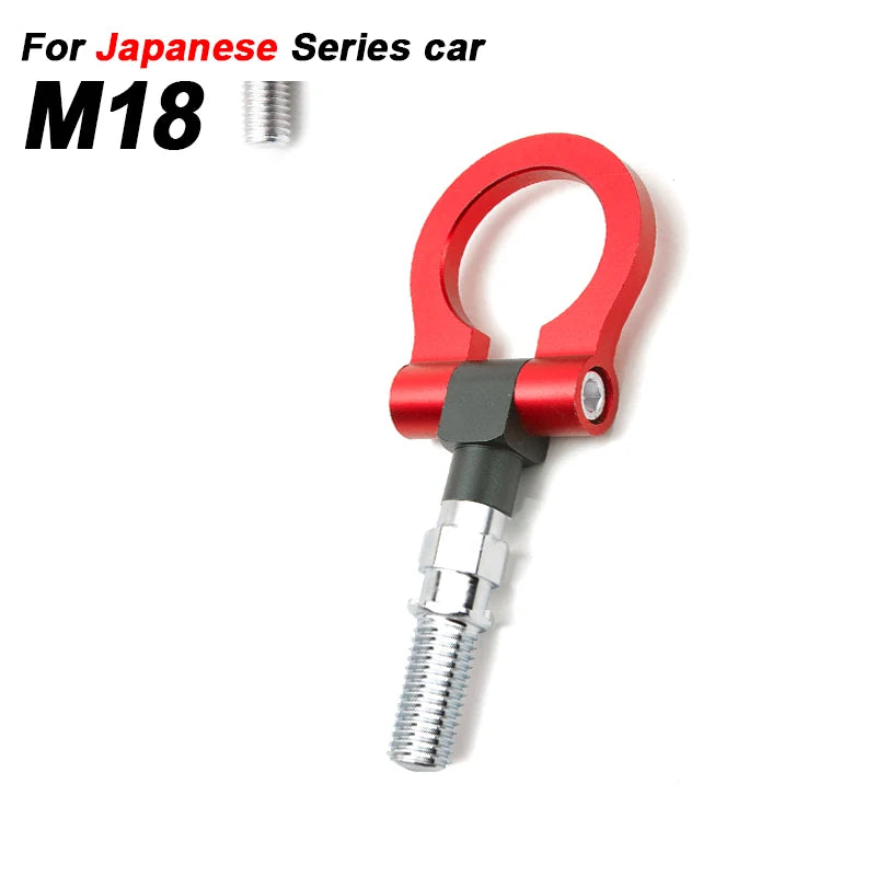 Universal Racing Tow Hook Front Rear Car Trailer Hook Car traction hook for M16 European Cars M18 Japanese Cars Multiple colors