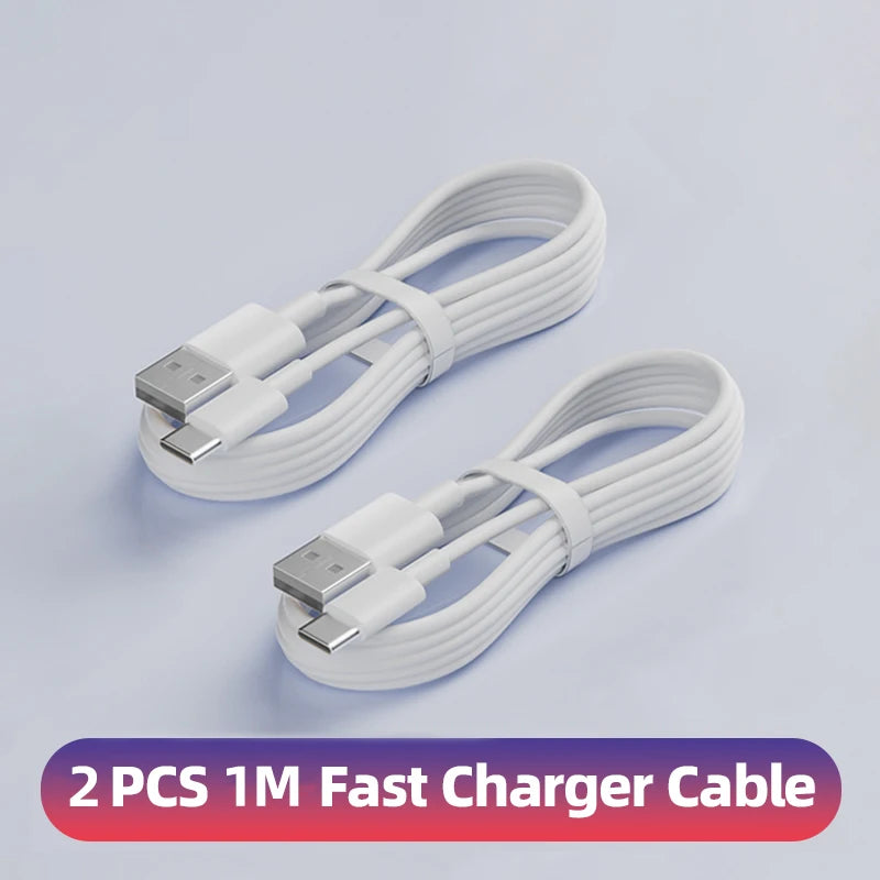 QCMAX 1-3PCS 10A 100W Type C Super Fast Charging Cable Data Cord For Huawei OPPO vivo iQoo Quick Charing USB C Cables