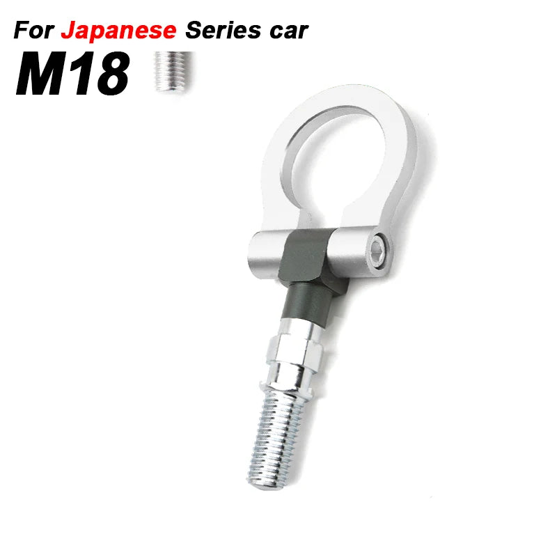 Universal Racing Tow Hook Front Rear Car Trailer Hook Car traction hook for M16 European Cars M18 Japanese Cars Multiple colors