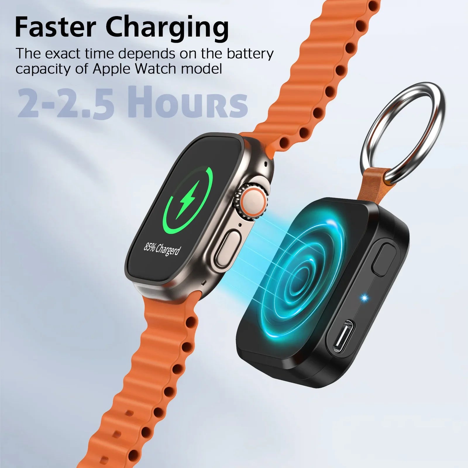 Oneplus Wireless Charger For IWatch Portable Power Bank Charging For Watch 10 9 8 7 6 5 Se Ultra Series Wireless Classic Charger