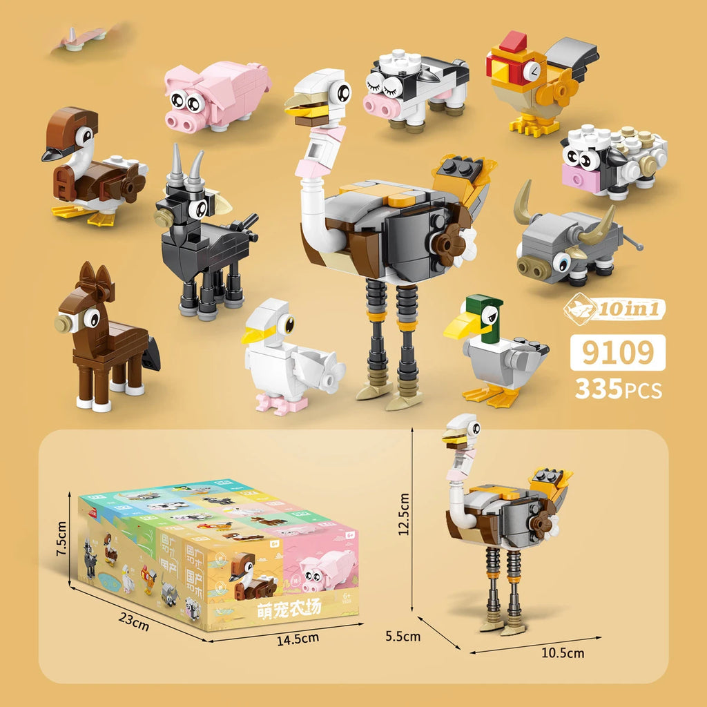 Insect Animals Bricks Constructor Set for Adults Micro Particle Assembled Diamond Building Blocks for Children 9 to 12 Year Toys