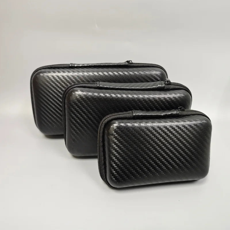 Car Repair Tool Kit Storage Bag Car Terminal Removal Organizer Bag Multiple Sizes Carbon Fiber Pattern With Zipper Tool Storage