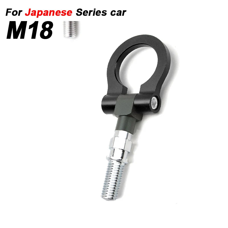 Universal Racing Tow Hook Front Rear Car Trailer Hook Car traction hook for M16 European Cars M18 Japanese Cars Multiple colors