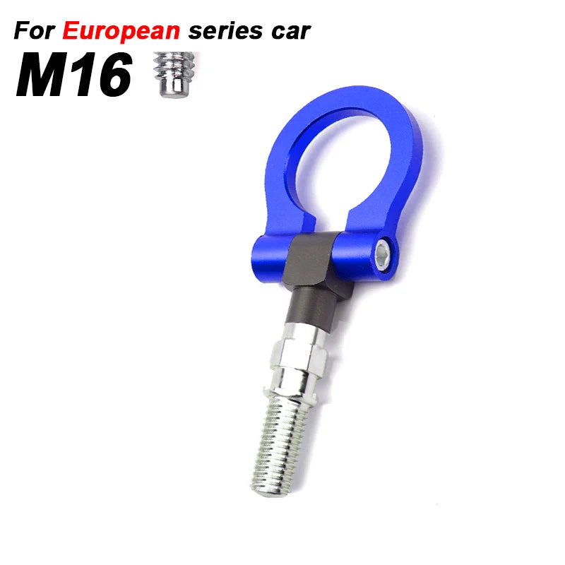 Universal Racing Tow Hook Front Rear Car Trailer Hook Car traction hook for M16 European Cars M18 Japanese Cars Multiple colors