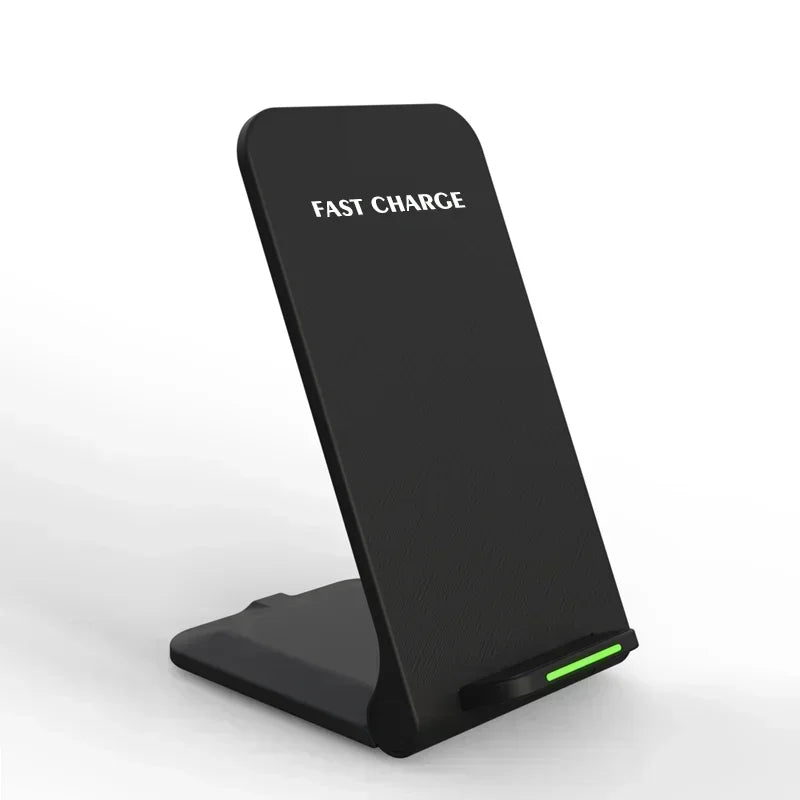 Wireless Charger Desktop Stand For iPhone 11 12 13 14 15 16 X Pro Max Samsung S24 S23 S22 Xiaomi Fast Wireless Charging Station