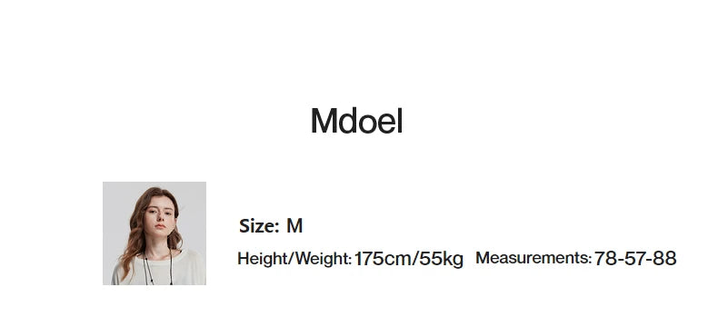 TOYOUTH Women Long Sleeve T-shirt 2025 Spring New Lyocell Wool Versatile Pure Color Pullover Skin Basic Tops