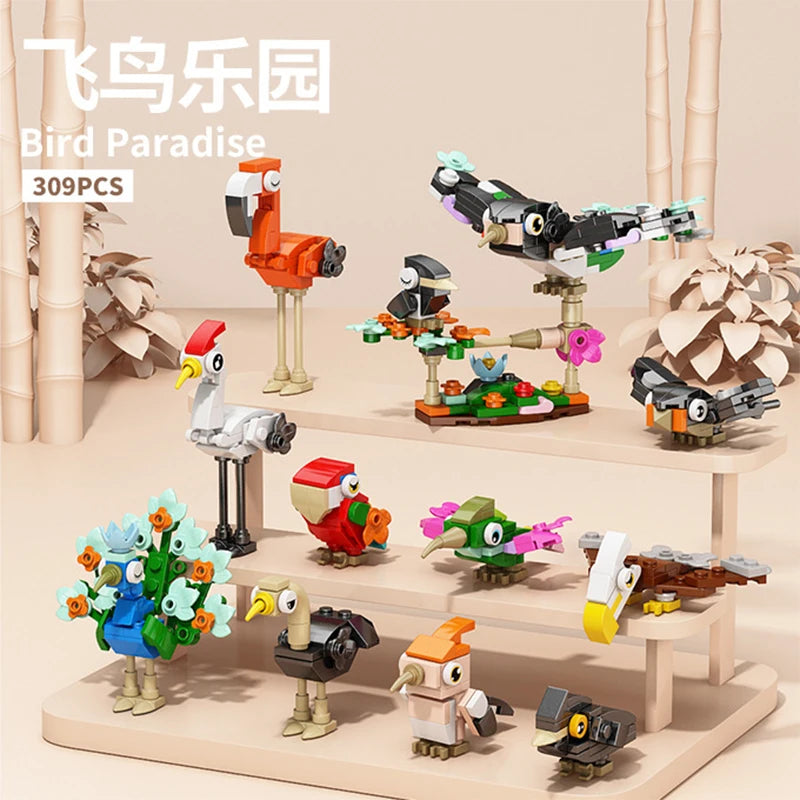 Insect Animals Bricks Constructor Set for Adults Micro Particle Assembled Diamond Building Blocks for Children 9 to 12 Year Toys