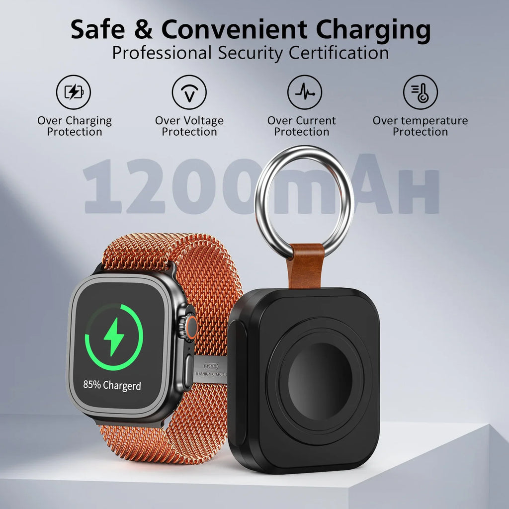 Oneplus Wireless Charger For IWatch Portable Power Bank Charging For Watch 10 9 8 7 6 5 Se Ultra Series Wireless Classic Charger