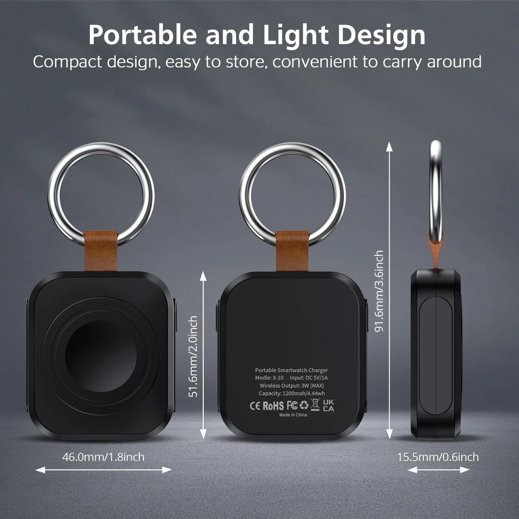 Oneplus Wireless Charger For IWatch Portable Power Bank Charging For Watch 10 9 8 7 6 5 Se Ultra Series Wireless Classic Charger