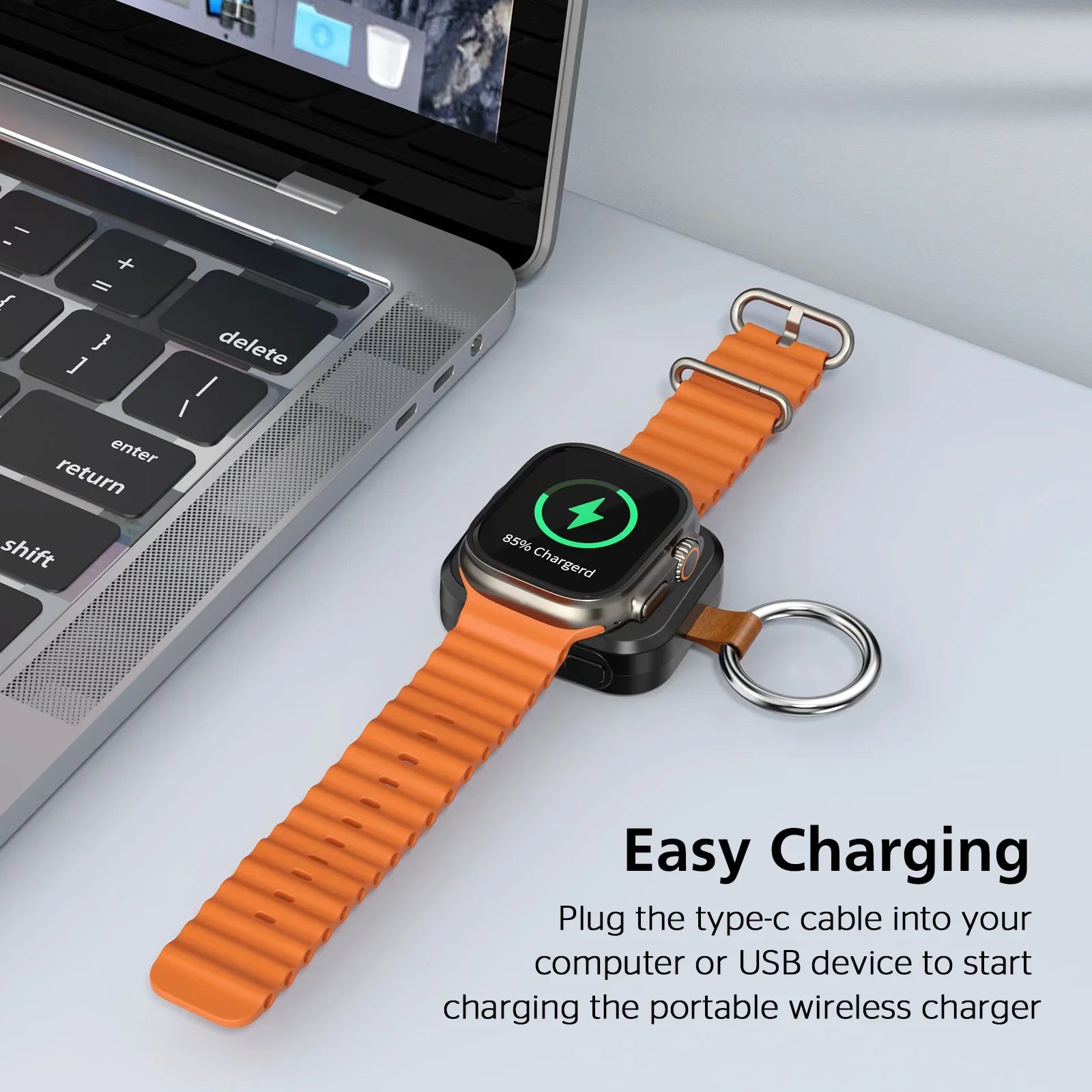 Oneplus Wireless Charger For IWatch Portable Power Bank Charging For Watch 10 9 8 7 6 5 Se Ultra Series Wireless Classic Charger