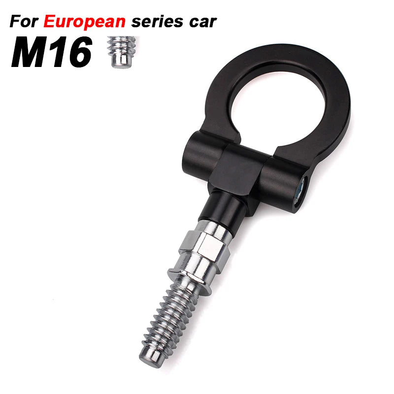 Universal Racing Tow Hook Front Rear Car Trailer Hook Car traction hook for M16 European Cars M18 Japanese Cars Multiple colors