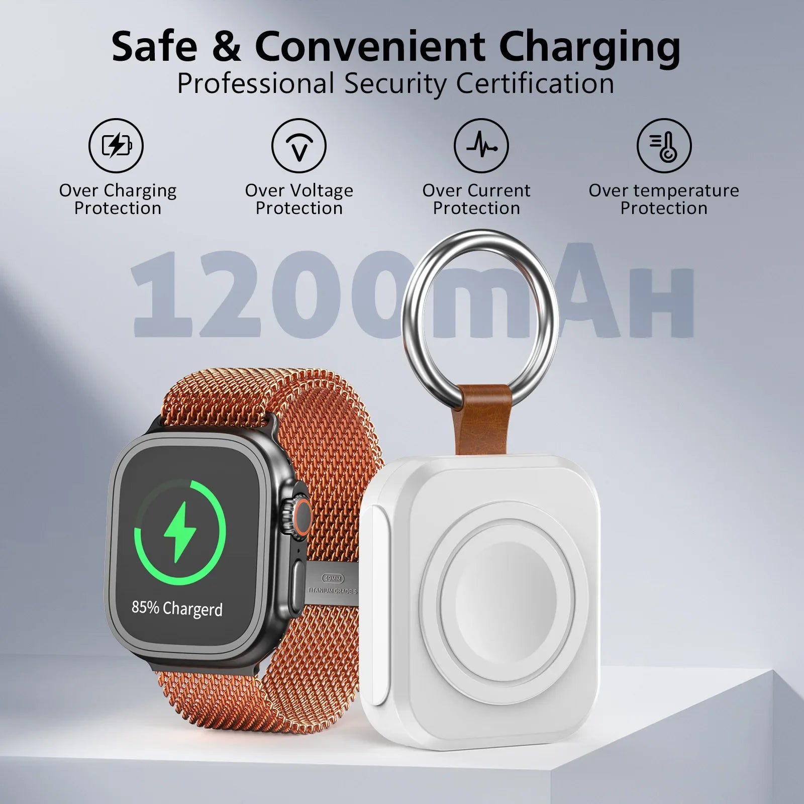 Oneplus Wireless Charger For IWatch Portable Power Bank Charging For Watch 10 9 8 7 6 5 Se Ultra Series Wireless Classic Charger
