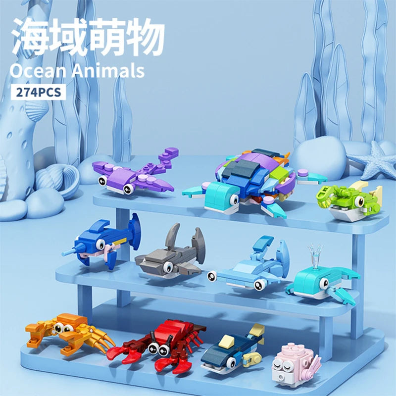 Insect Animals Bricks Constructor Set for Adults Micro Particle Assembled Diamond Building Blocks for Children 9 to 12 Year Toys