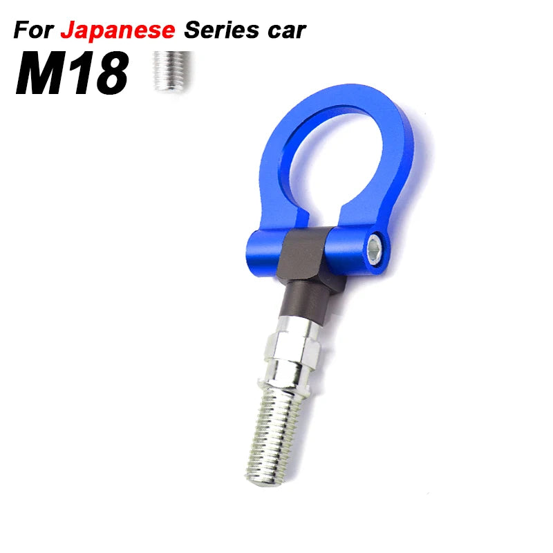 Universal Racing Tow Hook Front Rear Car Trailer Hook Car traction hook for M16 European Cars M18 Japanese Cars Multiple colors