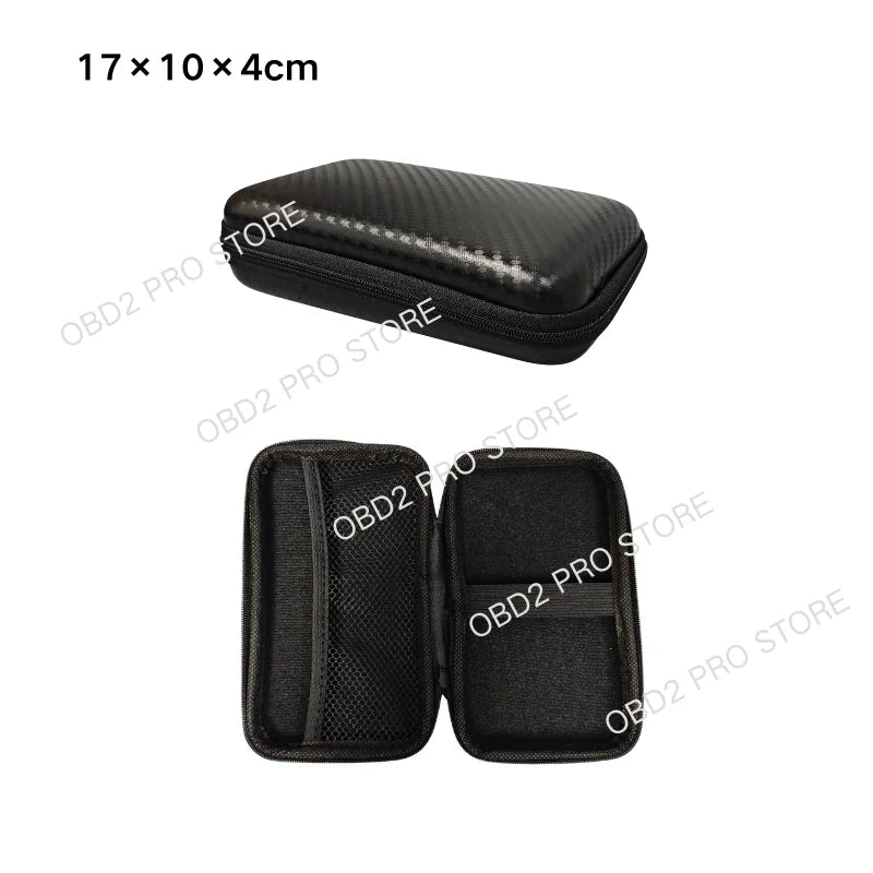 Car Repair Tool Kit Storage Bag Car Terminal Removal Organizer Bag Multiple Sizes Carbon Fiber Pattern With Zipper Tool Storage