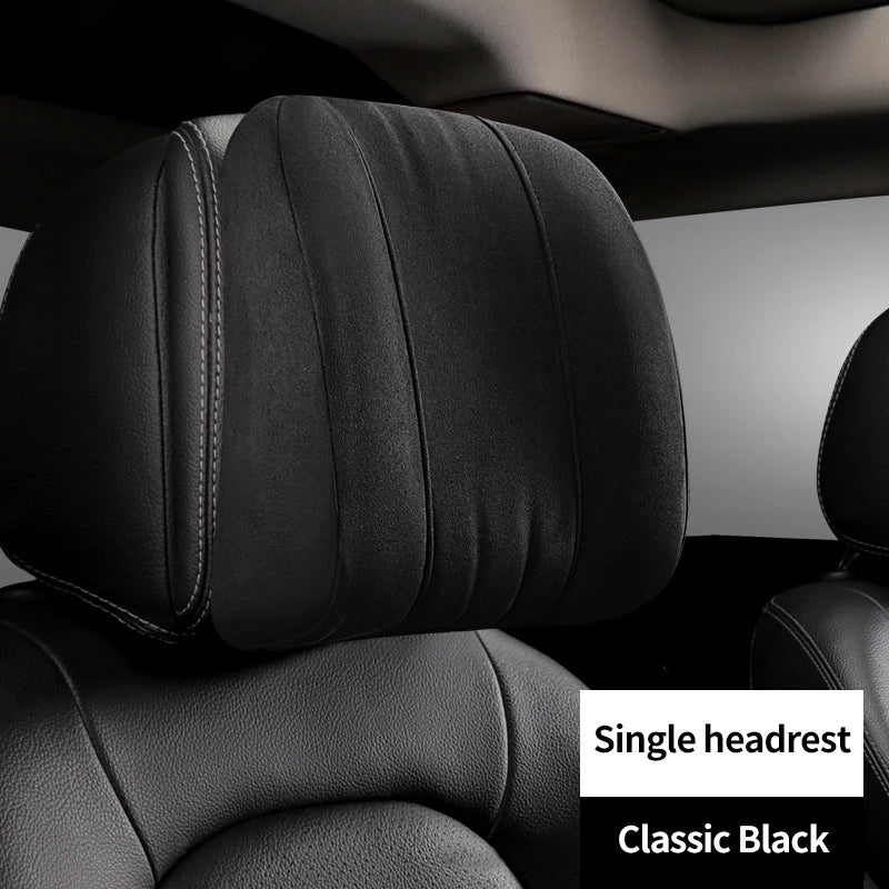 Memory Foam Car Neck Pillow With Washable Pillow Case Provides Comfortable Neck Support For Driving And Traveling